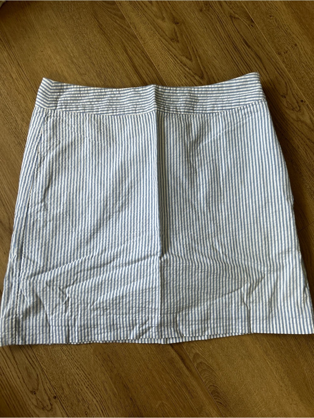 Vineyard Vines Blue and White Striped Mini Skirt